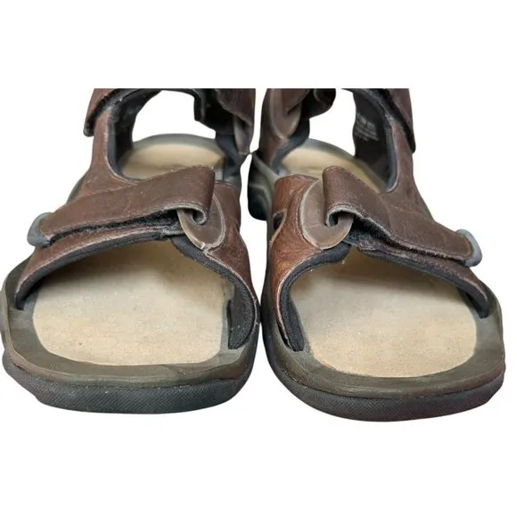 Timberland Trailway Brown Leather Sport Hiking Sandal Shoes BFSP Mens Size 13 M