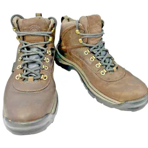 Timberland Tree White Ledge Boots Men's 9 Brown Leather Waterproof Lite EVA
