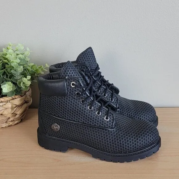 Timberland Vent Tech Hive Honeycomb Triple Black 6 Inch Classic Premium Boots 3