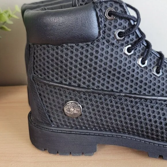 Timberland Vent Tech Hive Honeycomb Triple Black 6 Inch Classic Premium Boots 3
