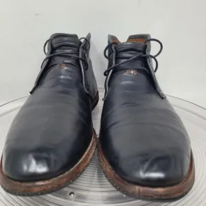 Timberland Wodehouse Mens Sz 9 75510 Black Leather Plain Toe Chukka Boots Shoes