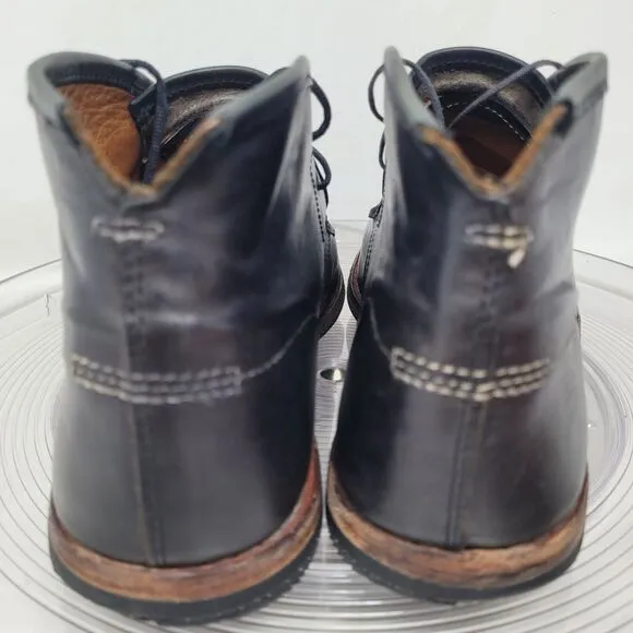 Timberland Wodehouse Mens Sz 9 75510 Black Leather Plain Toe Chukka Boots Shoes