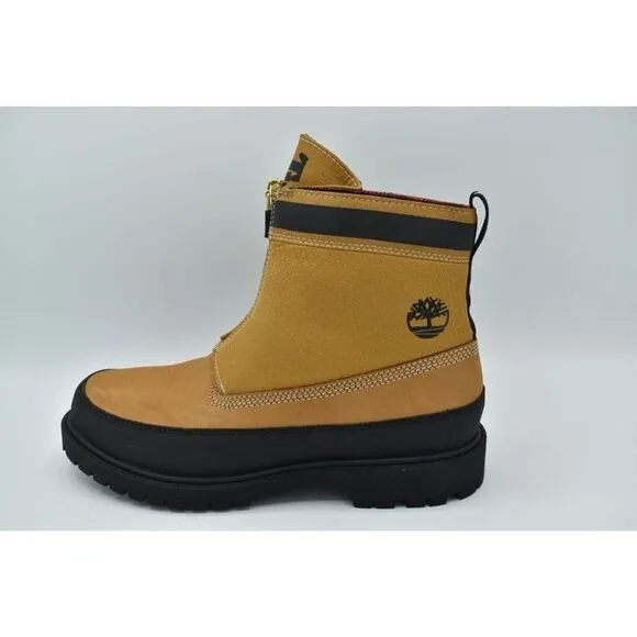 Timberland Heritage Womens Size 8.5 Modern Zip 6in Wheat Nubuck Waterproof Boots