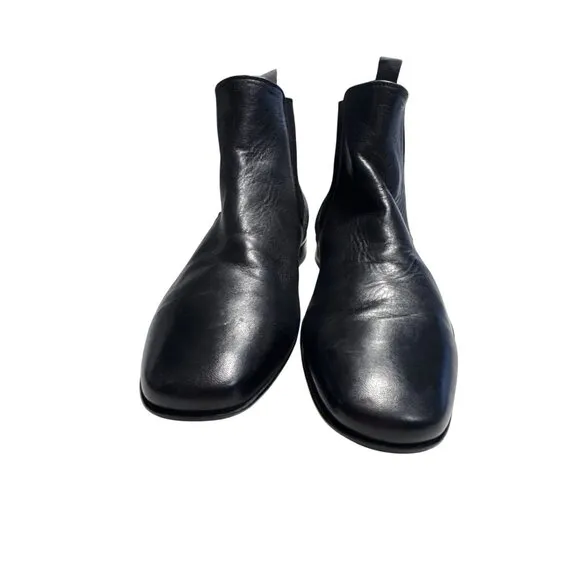 To Boot New York Mens Black Leather Chelsea Ankle Boots Size 10 SKU 7286