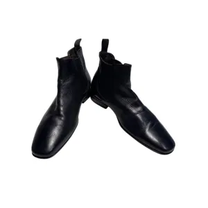 To Boot New York Mens Black Leather Chelsea Ankle Boots Size 10 SKU 7286