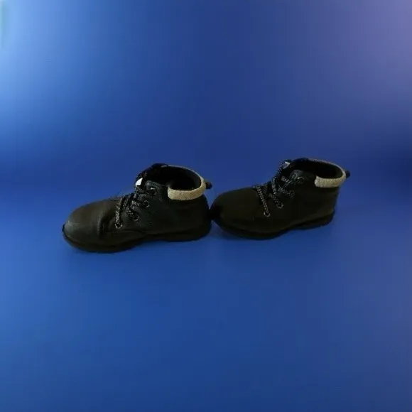 Toddler Boy's Osh Kosh B'gosh Ramon Black Boots Size 11 Great Condition