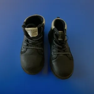 Toddler Boy's Osh Kosh B'gosh Ramon Black Boots Size 11 Great Condition
