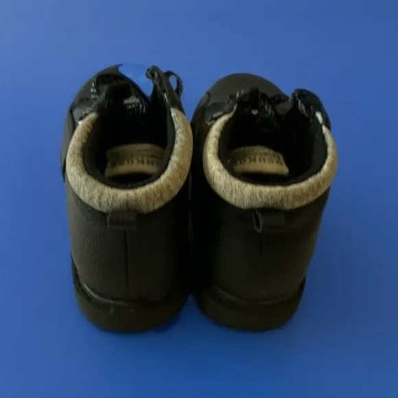 Toddler Boy's Osh Kosh B'gosh Ramon Black Boots Size 11 Great Condition