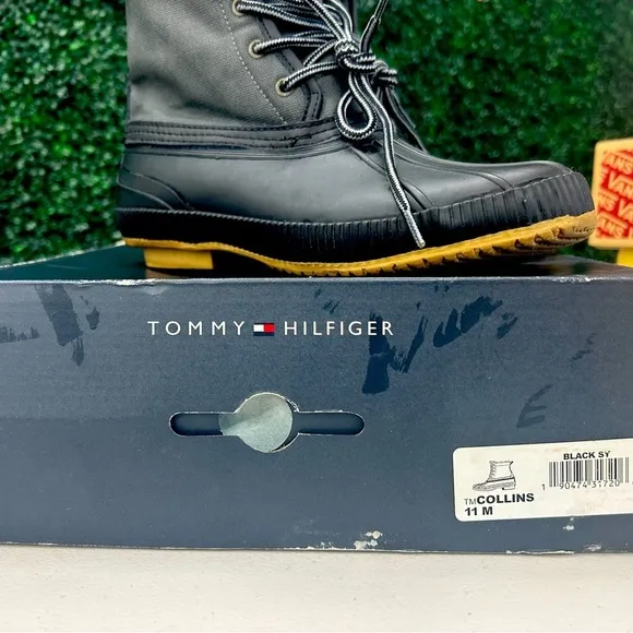 Tommy Hilfiger Rain Boots - Size 11 - Black - Used Like New!