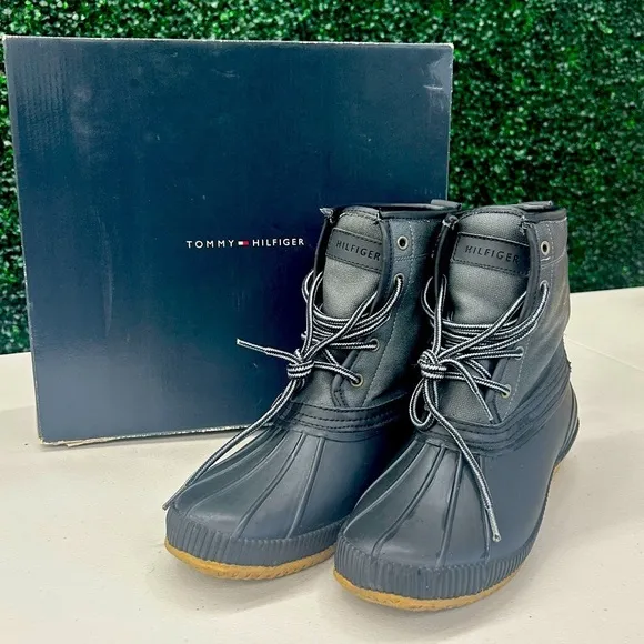 Tommy Hilfiger Rain Boots - Size 11 - Black - Used Like New!