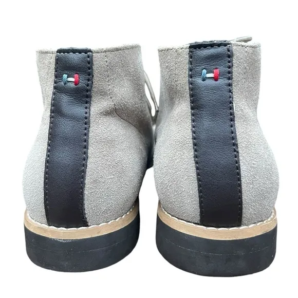 Tommy Hilfiger TMSTEN-R Men's Leather Casual Chukka Gray Boots Size 8.5