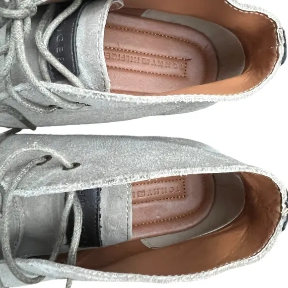 Tommy Hilfiger TMSTEN-R Men's Leather Casual Chukka Gray Boots Size 8.5