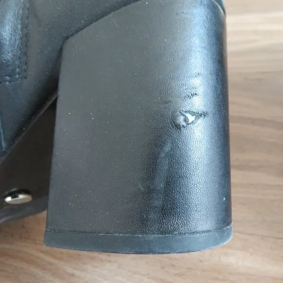 TONY BIANCO Bailey Leather Studded Booties Boots in Black Albany - Size US 6.5