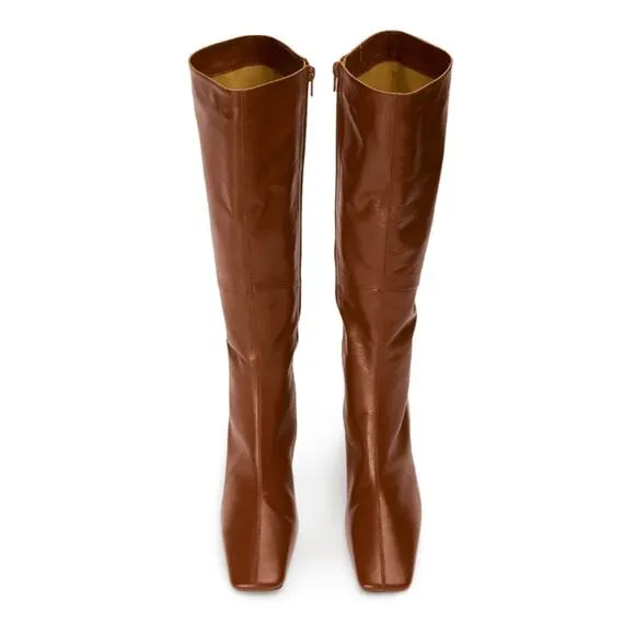 Tony Bianco Fantasy Heeled Boot in Rust Venice