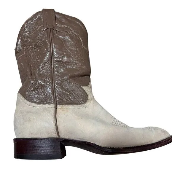 Tony Lama Made in the USA Leather Cowboy Boots Men’s Size 9 Western
