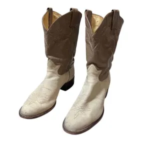 Tony Lama Made in the USA Leather Cowboy Boots Men’s Size 9 Western