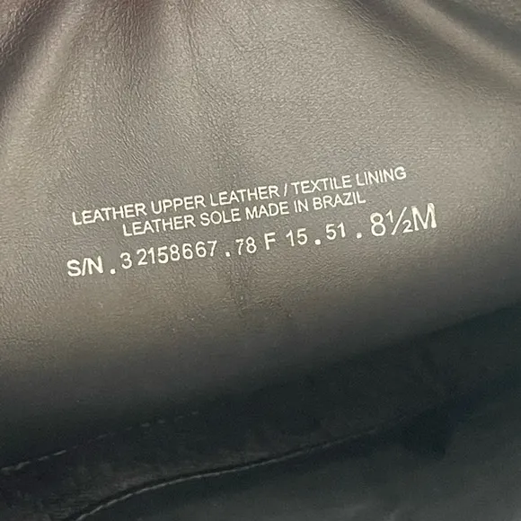 TORY BURCH Linette Smooth Leather Tall Black Wedge Knee High Riding Boots 8.5