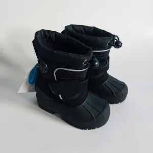 Totes Taelor toddlers Boys waterprof winter boots black size 5