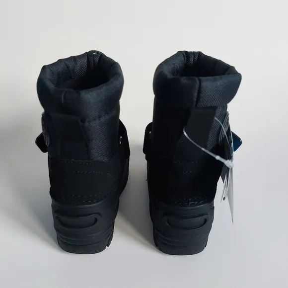 Totes Taelor toddlers Boys waterprof winter boots black size 5