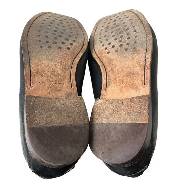 Trask Mens Soft Black &amp; Brown Leather Slip On Penny Loafers Casual Shoes sz 13