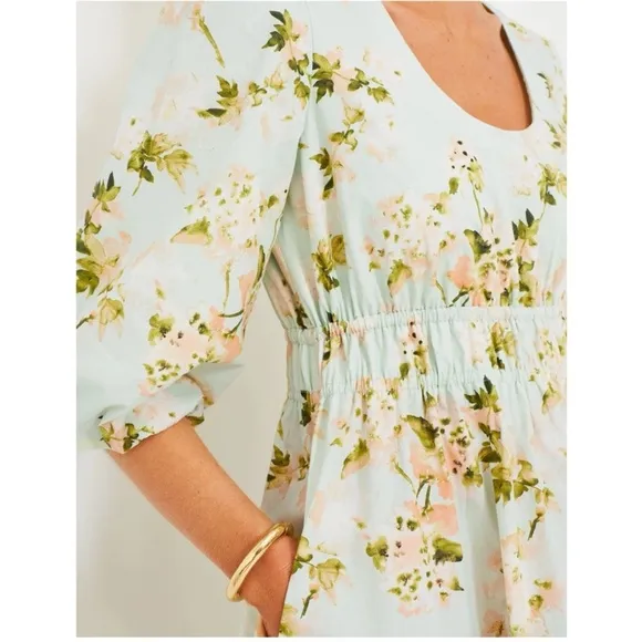 TUCKERNUCK Aqua Watercolor Marlena Dress