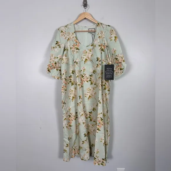 TUCKERNUCK Aqua Watercolor Marlena Dress