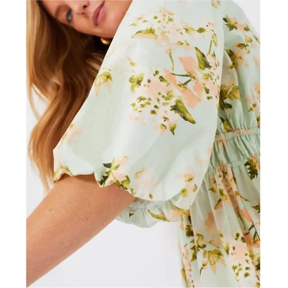 TUCKERNUCK Aqua Watercolor Marlena Dress