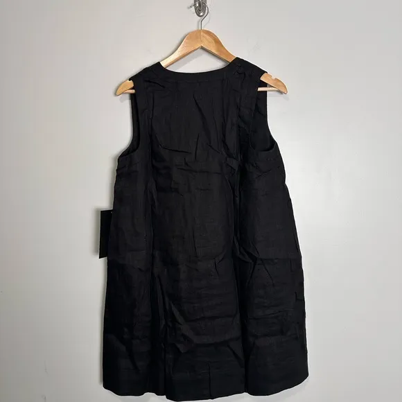 TUCKERNUCK Black Linen Melanie Dress