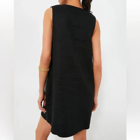 TUCKERNUCK Black Linen Melanie Dress