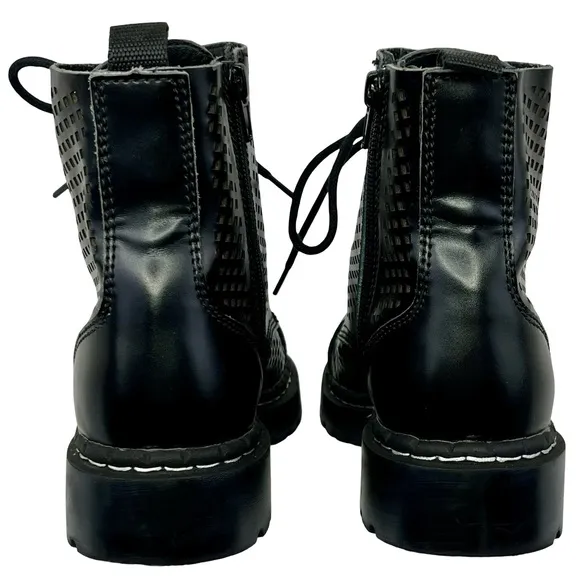 T.U.K. Black Combat &amp; Moto Boots
