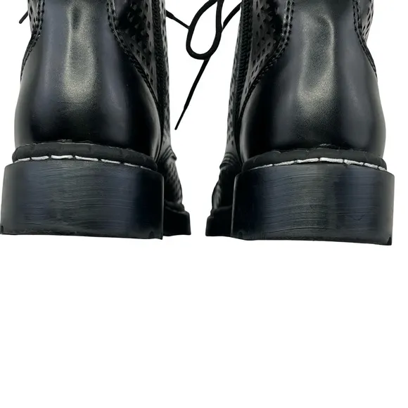 T.U.K. Black Combat &amp; Moto Boots