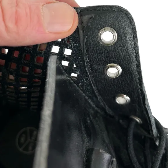 T.U.K. Black Combat &amp; Moto Boots