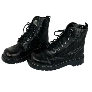 T.U.K. Black Combat &amp; Moto Boots