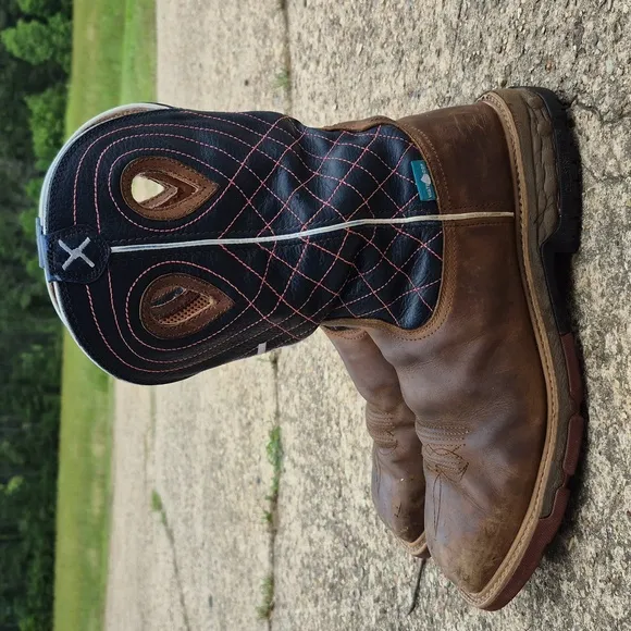 Twisted X 12D Waterproof CellStretch Western Work Boots - Alloy Toe MXBAW01