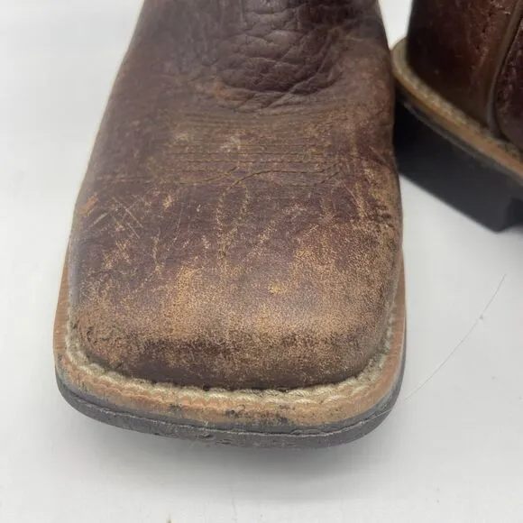 TWISTED X Cowboy Boots Kids 10.5 Brown Western Square Toe