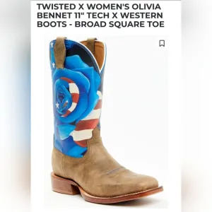 Twisted X Women's Olivia Bennet Western Boots - Tan