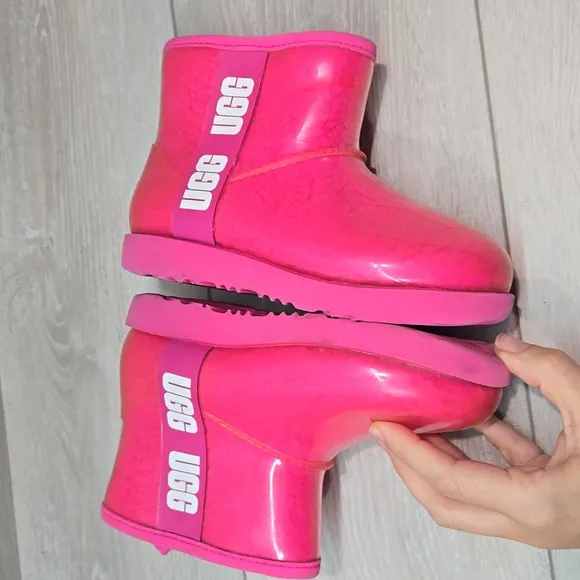 Ugg Australia Kids Girls Winter Outdoor Boots Pink Sz 13