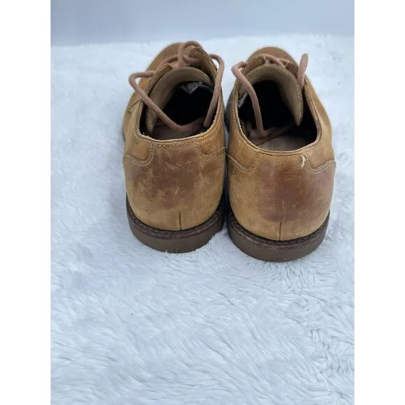 UGG Hunnington Men's Chestnut Brown Leather Oxford Shoes Size 8.5