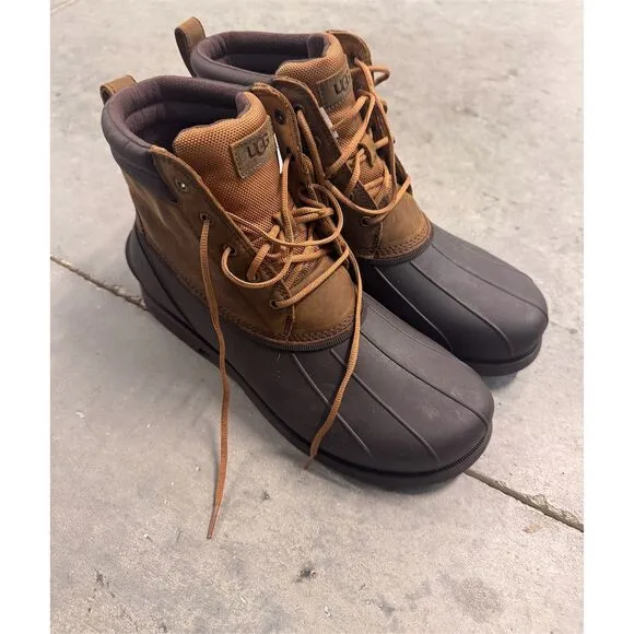 UGG Men's Gaston Mid Chukka Boots Brown Size 10.5 Waterproof Casual