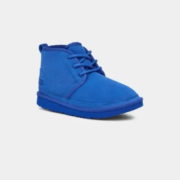 UGG Neumel Classic Dive Blue Women’s Junior’s Chukka Boots Size 7 NWT