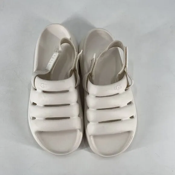 UGG Sandals Women's Size 10 Sport Yeah Sandal Bright White