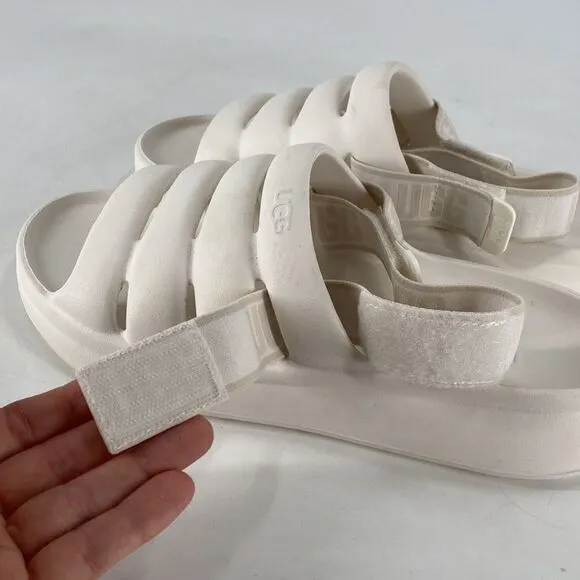 UGG Sandals Women's Size 10 Sport Yeah Sandal Bright White