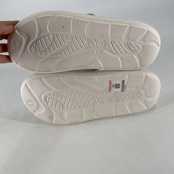UGG Sandals Women's Size 10 Sport Yeah Sandal Bright White