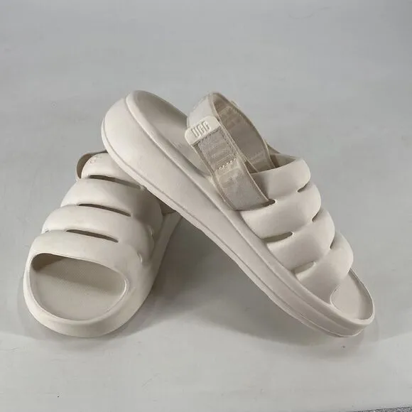UGG Sandals Women's Size 10 Sport Yeah Sandal Bright White