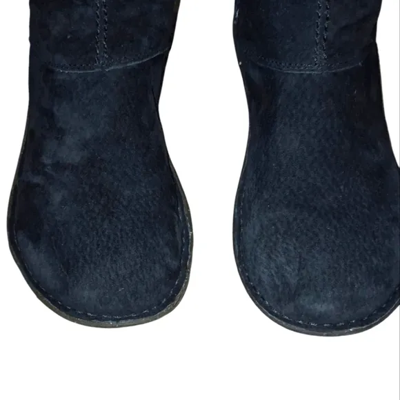 UGG Suede Mid Calf sheepskin lined suede laced back