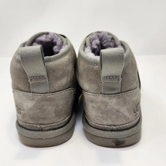 Ugg Women Neumel II Gray Suede Graphic Chukka Ankle Boot Size 6 Slip On Lined
