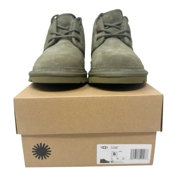 UGG Women’s Neumel Fully Lined Suede Boots 1094269 Olive Size 6