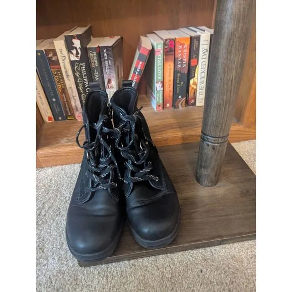 Ugg Womens Size 10 Hapsburg Hiker Black Waterproof Leather Suede Duck Rain Boots