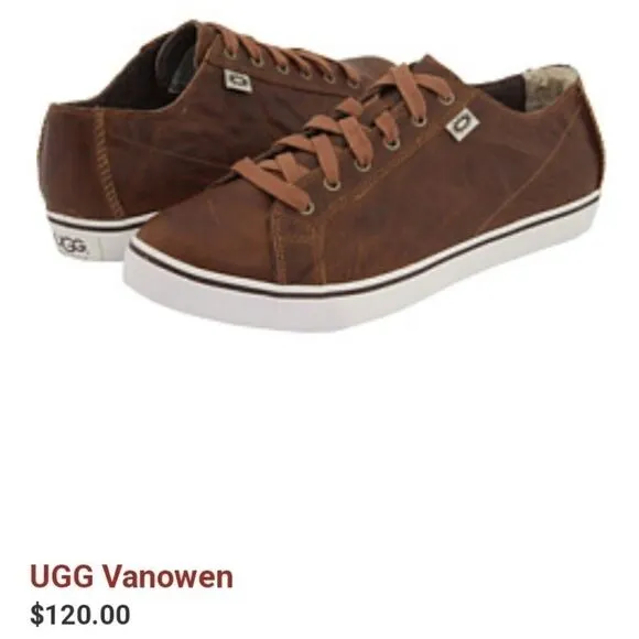 Ugg Vanowen Leather Sneakers