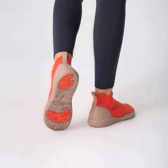 UIN Women's Walking Shoes Casual Loafers Comfort Sneaker (Aruora Wool Granada）